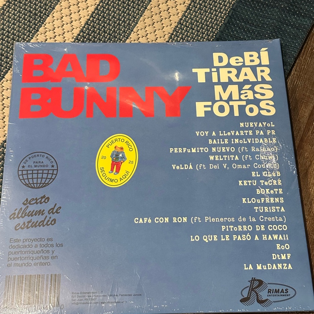 Bad bunny vinyl Debi tirar mas fotos gatefold double lp vinyl - brand new